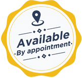 Available by Appointment badge